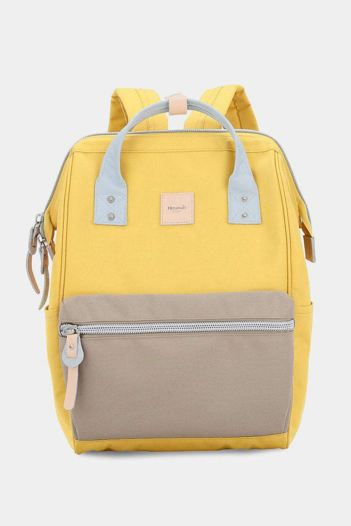 Himawari Water Resistant Canvas Backpack Bag with Side PocketsThis water-resistant canvas backpack bag is perfect for any adventure. With durable canvas material and convenient side pockets, it's the ideal choice for keeping yoBackpackWater Resistant Canvas Backpack