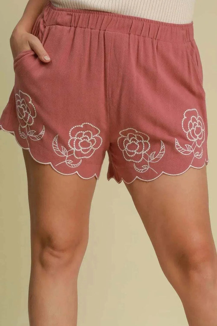 Linen Blend Shorts