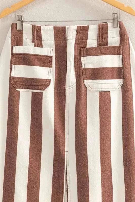 Vertical Stripe Pocket