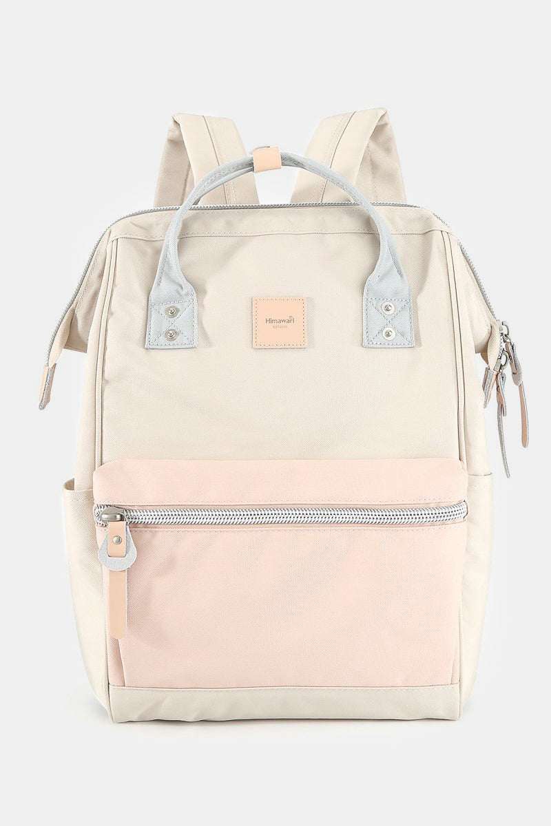 Himawari Water Resistant Canvas Backpack Bag with Side PocketsThis water-resistant canvas backpack bag is perfect for any adventure. With durable canvas material and convenient side pockets, it's the ideal choice for keeping yoBackpackWater Resistant Canvas Backpack
