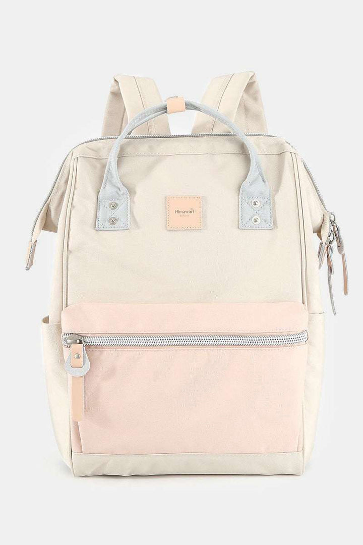 Himawari Water Resistant Canvas Backpack Bag with Side PocketsThis water-resistant canvas backpack bag is perfect for any adventure. With durable canvas material and convenient side pockets, it's the ideal choice for keeping yoBackpackWater Resistant Canvas Backpack