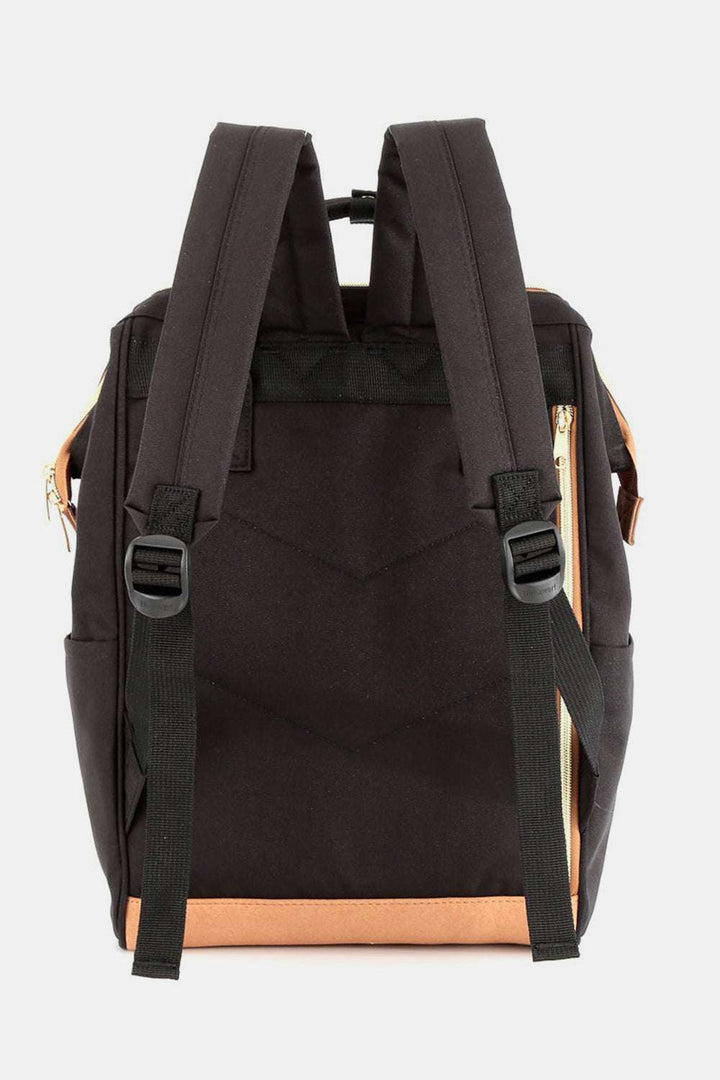 Himawari Contrast Waterproof Canvas Backpack Bag with Side PocketsThe Contrast Waterproof Canvas Backpack Bag with Side Pockets is a modern take on traditional outdoor gear. With its contemporary design and vibrant color accents, tBackpackHimawari Contrast Waterproof
