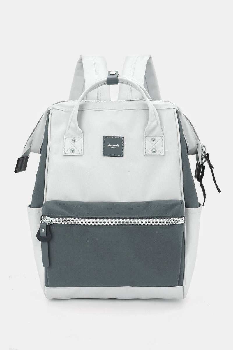 Himawari Water Resistant Canvas Backpack Bag with Side PocketsThis water-resistant canvas backpack bag is perfect for any adventure. With durable canvas material and convenient side pockets, it's the ideal choice for keeping yoBackpackWater Resistant Canvas Backpack