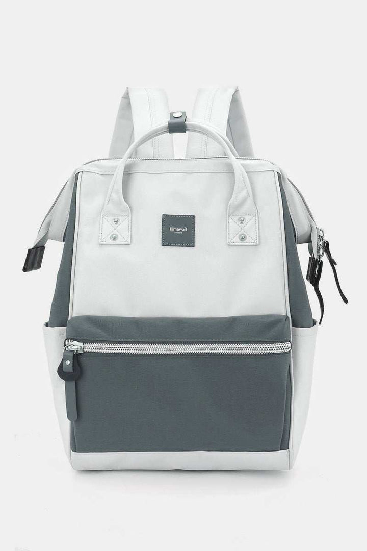 Himawari Water Resistant Canvas Backpack Bag with Side PocketsThis water-resistant canvas backpack bag is perfect for any adventure. With durable canvas material and convenient side pockets, it's the ideal choice for keeping yoBackpackWater Resistant Canvas Backpack