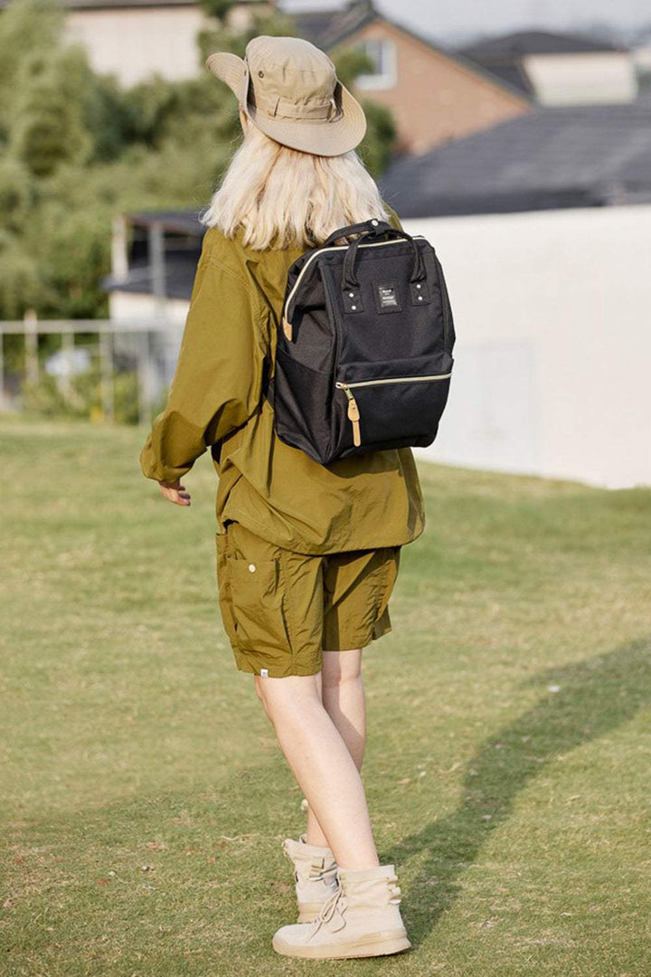 Himawari Waterproof Canvas Backpack Bag with Side PocketsIntroducing the upgraded version of the Holly, the Holly Daze backpack, now with a padded laptop compartment. This minimalist and classic Japanese-style backpack feaBackpackHimawari Waterproof Canvas Backpack