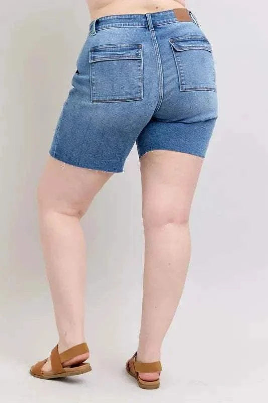 Judy Blue Mid-Rise Bermuda