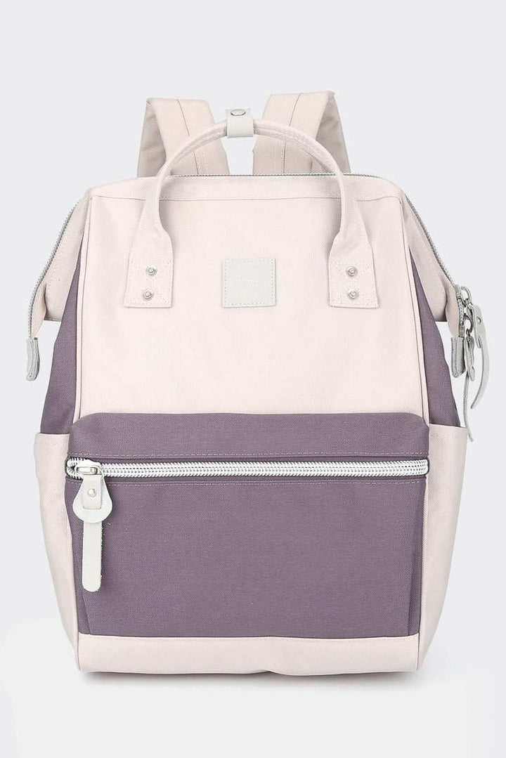 Himawari Water Resistant Canvas Backpack Bag with Side PocketsThis water-resistant canvas backpack bag is perfect for any adventure. With durable canvas material and convenient side pockets, it's the ideal choice for keeping yoBackpackWater Resistant Canvas Backpack