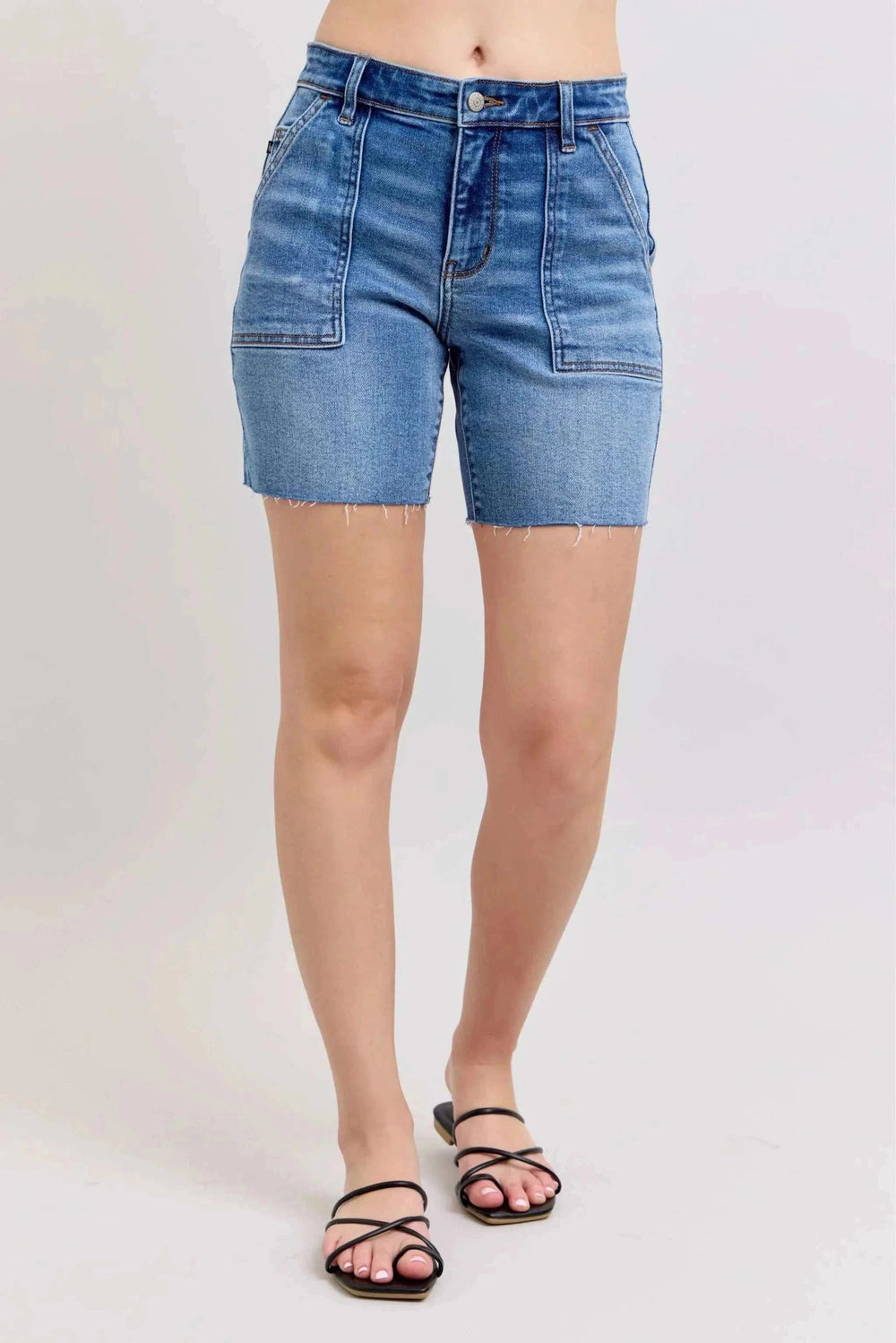 Judy Blue Mid-Rise Bermuda