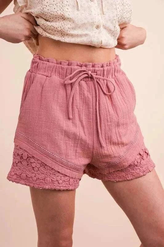 Lace Detail Woven