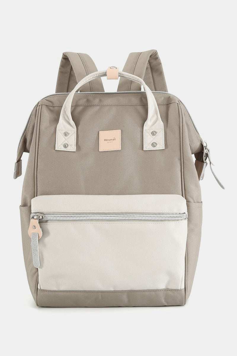 Himawari Water Resistant Canvas Backpack Bag with Side PocketsThis water-resistant canvas backpack bag is perfect for any adventure. With durable canvas material and convenient side pockets, it's the ideal choice for keeping yoBackpackWater Resistant Canvas Backpack