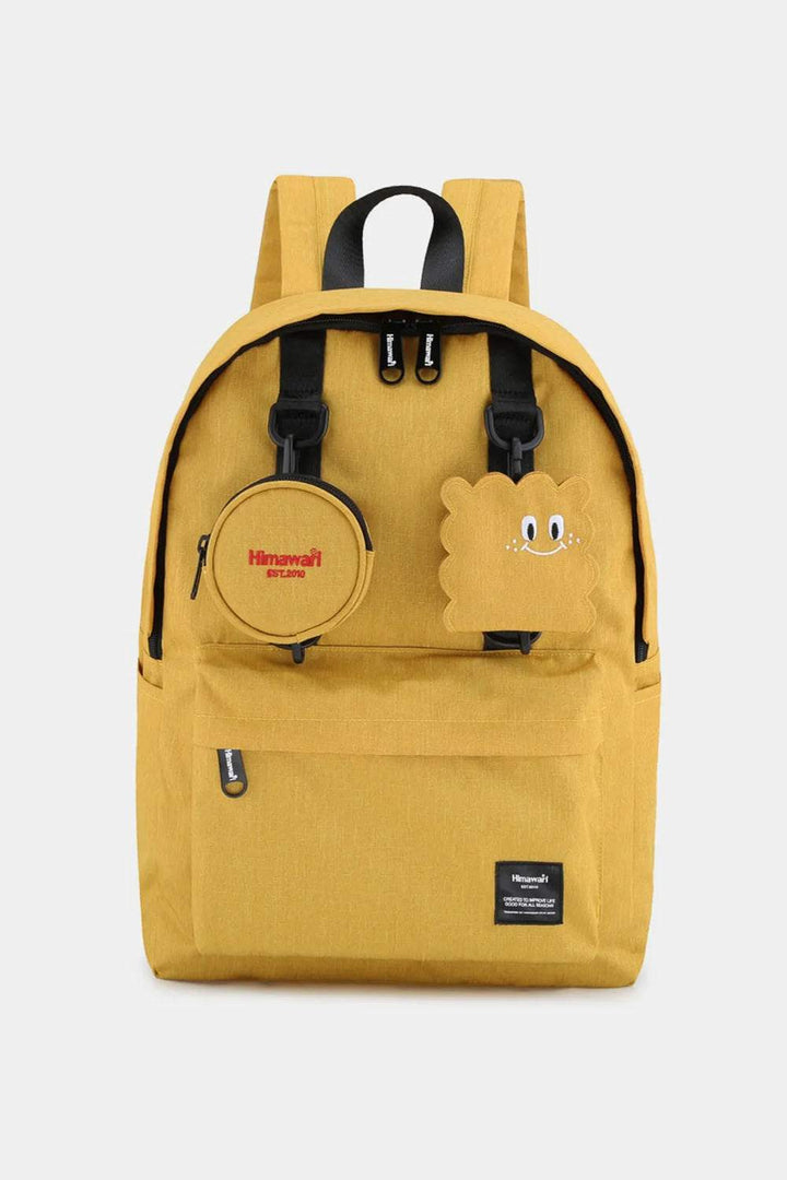 Himawari Waterproof Canvas Backpack Bag with Removable Coin PurseThis waterproof canvas backpack bag with a detachable coin purse is both practical and stylish. Whether it is daily use or travel, it can provide you with conveniencBackpackHimawari Waterproof Canvas Backpack
