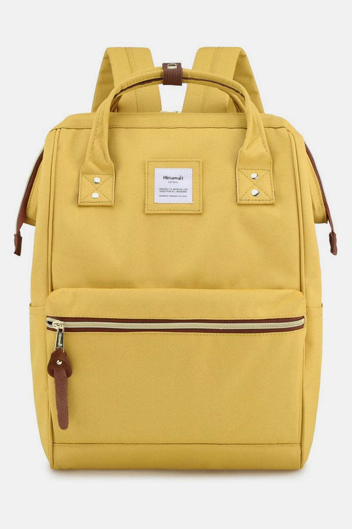 Himawari Waterproof Canvas Backpack Bag with Side PocketsIntroducing the upgraded version of the Holly, the Holly Daze backpack, now with a padded laptop compartment. This minimalist and classic Japanese-style backpack feaBackpackHimawari Waterproof Canvas Backpack