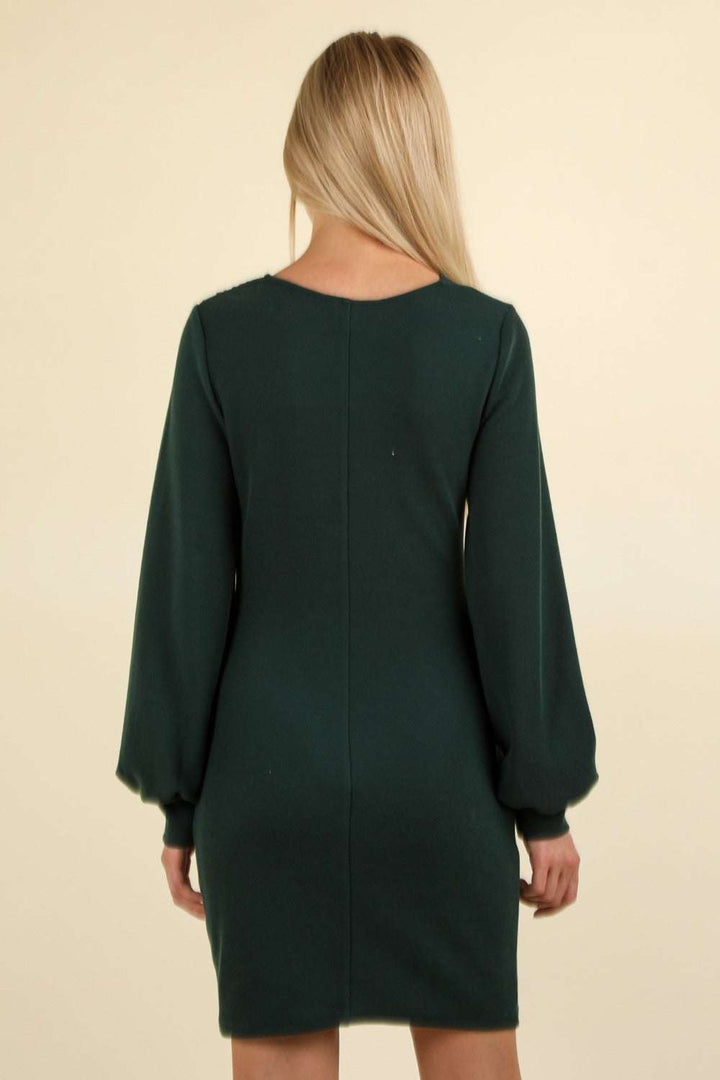 Ruched Bodycon Mini DressThe Ruched Bodycon Mini Dress offers a sleek, figure-hugging silhouette enhanced by ruched detailing that flatters and sculpts the body. The mini length adds a playfMini DressesRuched Bodycon Mini Dress