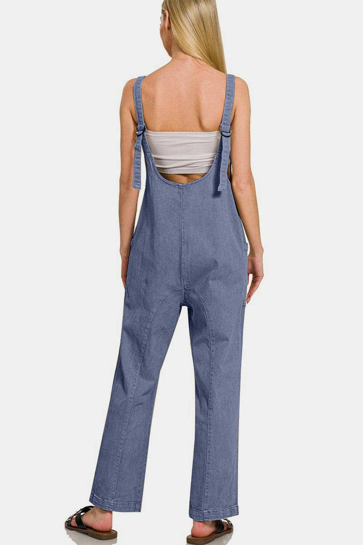 Soft Cotton JumpsuitWith the Cotton Jumpsuit, you'll get the perfect blend of fashion and function. The trendy straps not only add style, but also offer amazing comfort and support. PluJumpsuitsCotton Jumpsuit