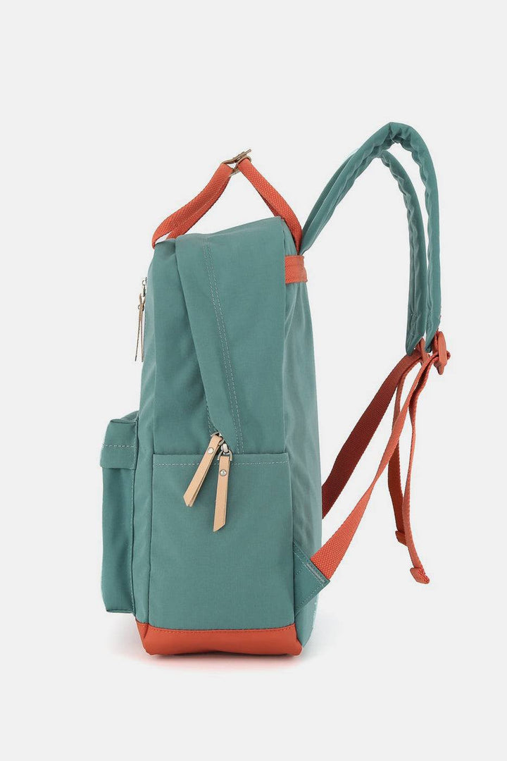 Himawari Waterproof Backpack Bag with Multilayer PocketsThis waterproof backpack bag with multilayer pockets is a practical and versatile choice for everyday use and outdoor activities. The multilayer design allows for coBackpackHimawari Waterproof Backpack