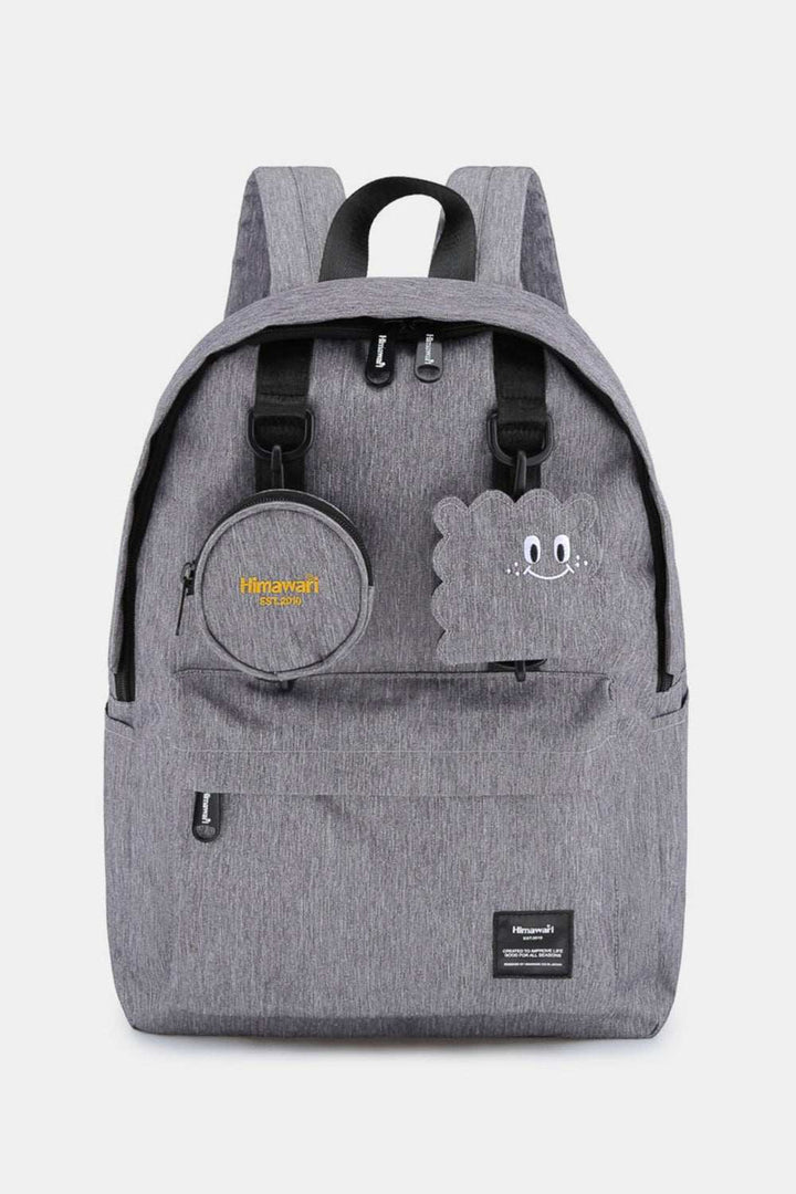 Himawari Waterproof Canvas Backpack Bag with Removable Coin PurseThis waterproof canvas backpack bag with a detachable coin purse is both practical and stylish. Whether it is daily use or travel, it can provide you with conveniencBackpackHimawari Waterproof Canvas Backpack