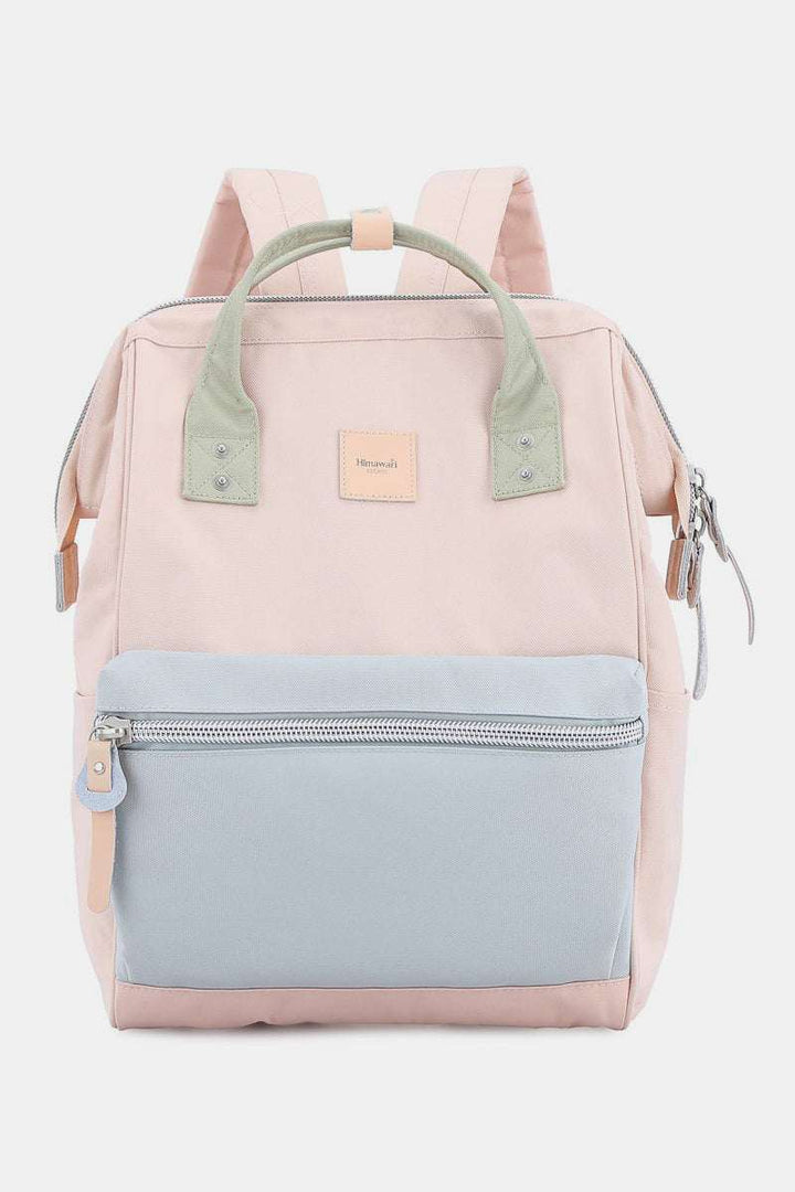 Himawari Water Resistant Canvas Backpack Bag with Side PocketsThis water-resistant canvas backpack bag is perfect for any adventure. With durable canvas material and convenient side pockets, it's the ideal choice for keeping yoBackpackWater Resistant Canvas Backpack
