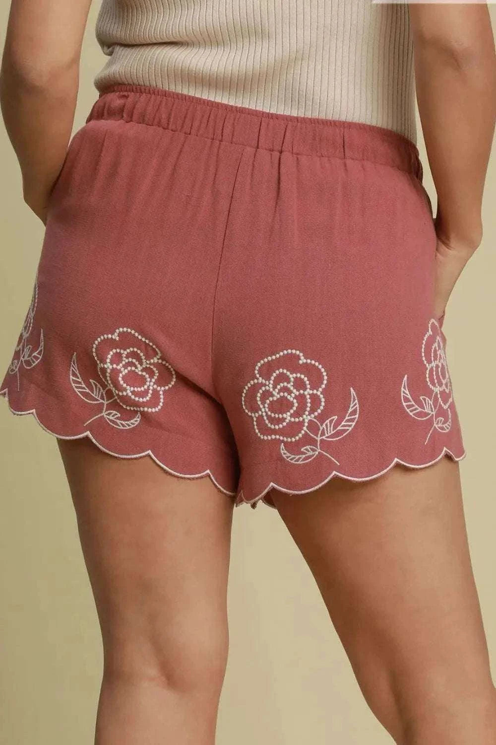 Linen Blend Shorts