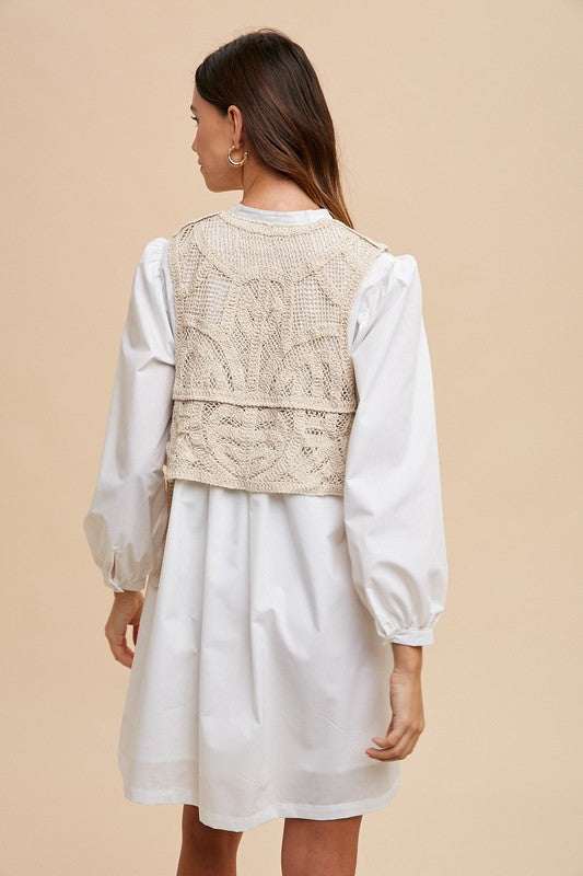 Ivory Stitch Shirt DressEvery stitch tells a story in the Ivory Stitch Shirt Dress—a graceful blend of softness and structure. The airy white 100% cotton dress flows with effortless charm, Mini DressesIvory Stitch Shirt Dress