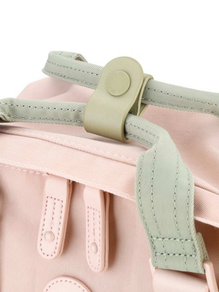 Himawari Contrast Waterproof Canvas Backpack Bag with Round LabelThis contrasting waterproof rucksack with a circular label offers a unique fashion appeal. The circular label adds a touch of chic personality that makes you stand oBackpackHimawari Contrast Waterproof