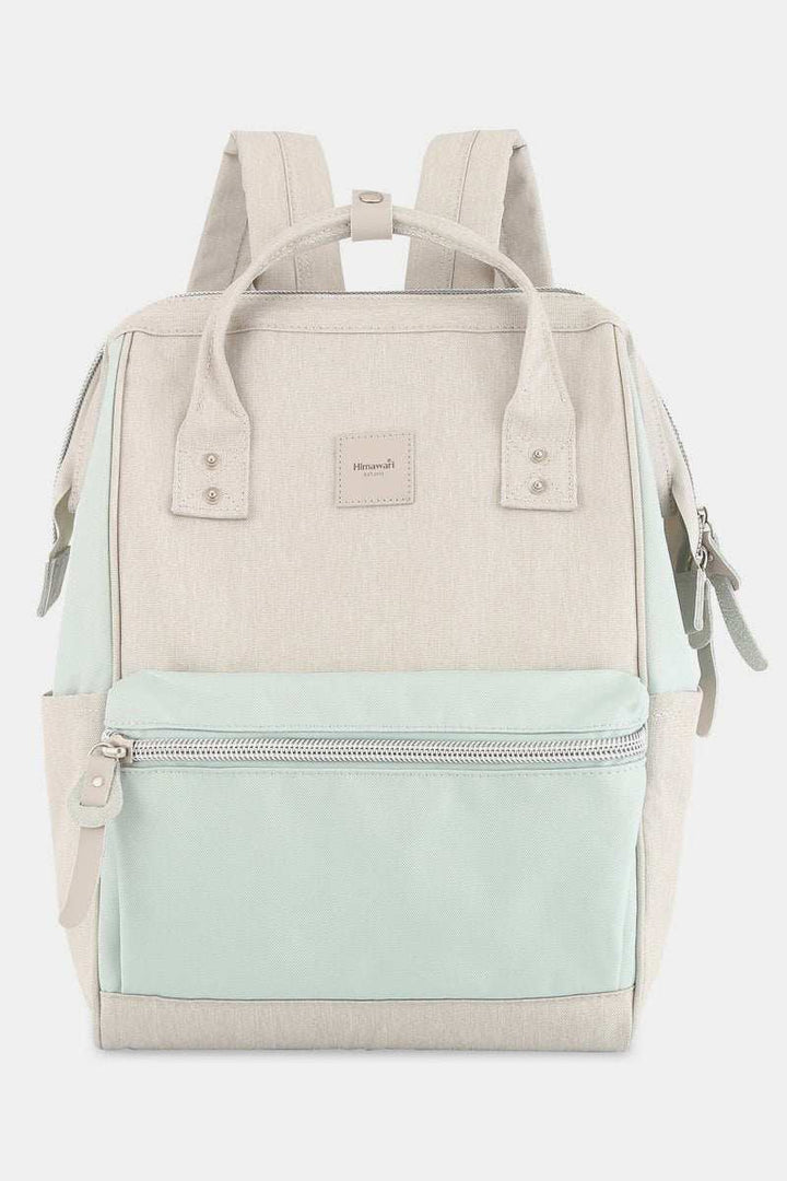 Himawari Water Resistant Canvas Backpack Bag with Side PocketsThis water-resistant canvas backpack bag is perfect for any adventure. With durable canvas material and convenient side pockets, it's the ideal choice for keeping yoBackpackWater Resistant Canvas Backpack