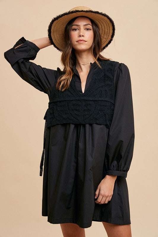 Shadow & Stitch Shirt DressA little bit mystery, a little bit magic—Shadow &amp; Stitch Shirt Dress is a layered dream in monochrome (and 100% cotton). The crisp black dress flows effortlesslyMini DressesShadow & Stitch Shirt Dress