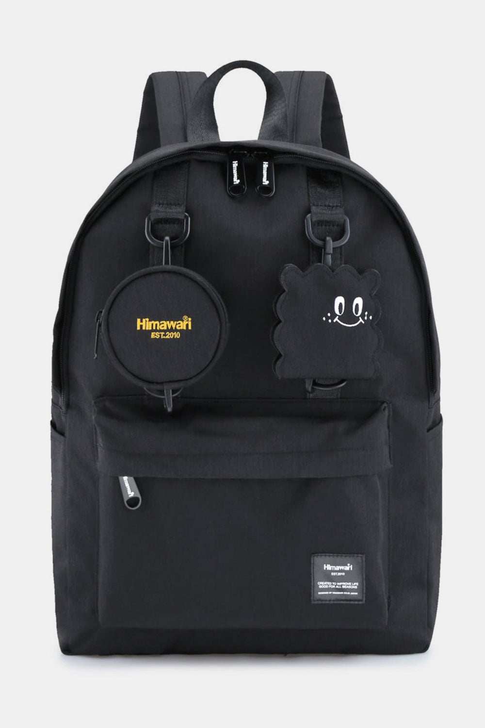 Himawari Waterproof Canvas Backpack Bag with Removable Coin PurseThis waterproof canvas backpack bag with a detachable coin purse is both practical and stylish. Whether it is daily use or travel, it can provide you with conveniencBackpackHimawari Waterproof Canvas Backpack