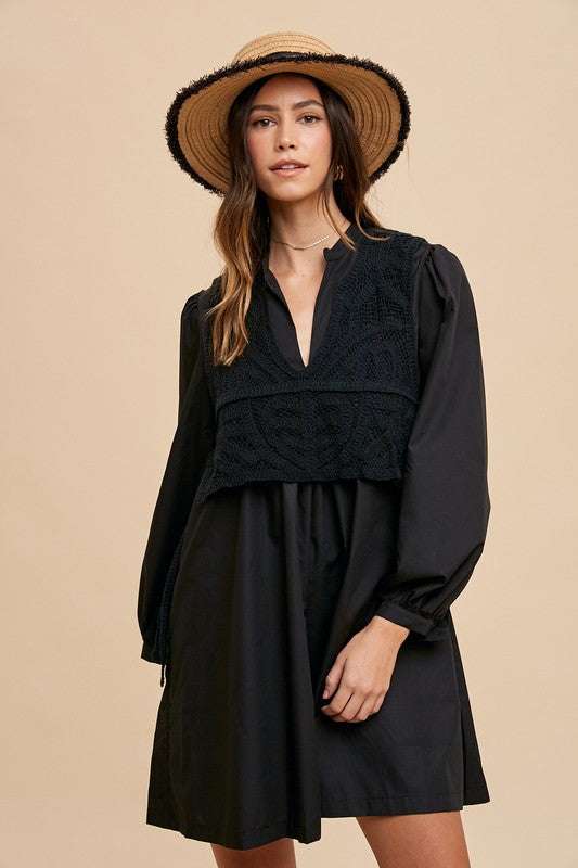 Shadow & Stitch Shirt DressA little bit mystery, a little bit magic—Shadow &amp; Stitch Shirt Dress is a layered dream in monochrome (and 100% cotton). The crisp black dress flows effortlesslyMini DressesShadow & Stitch Shirt Dress