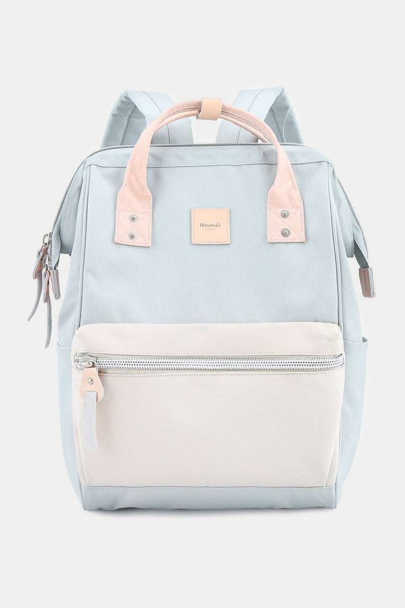 Himawari Water Resistant Canvas Backpack Bag with Side PocketsThis water-resistant canvas backpack bag is perfect for any adventure. With durable canvas material and convenient side pockets, it's the ideal choice for keeping yoBackpackWater Resistant Canvas Backpack