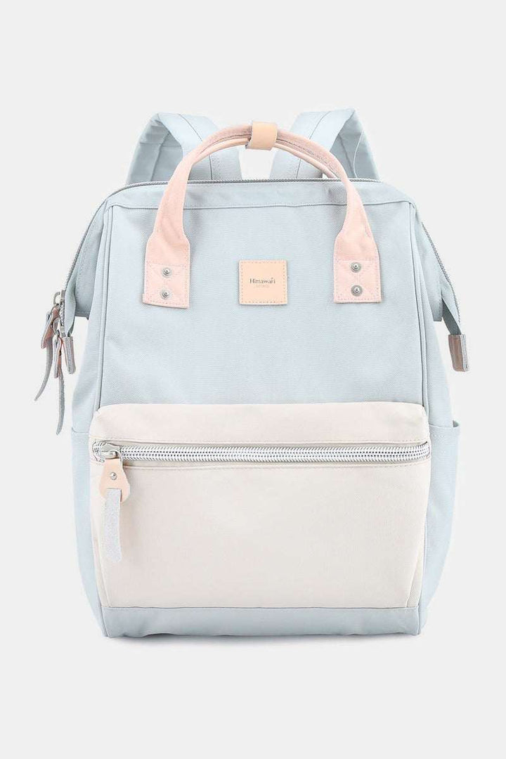 Himawari Water Resistant Canvas Backpack Bag with Side PocketsThis water-resistant canvas backpack bag is perfect for any adventure. With durable canvas material and convenient side pockets, it's the ideal choice for keeping yoBackpackWater Resistant Canvas Backpack