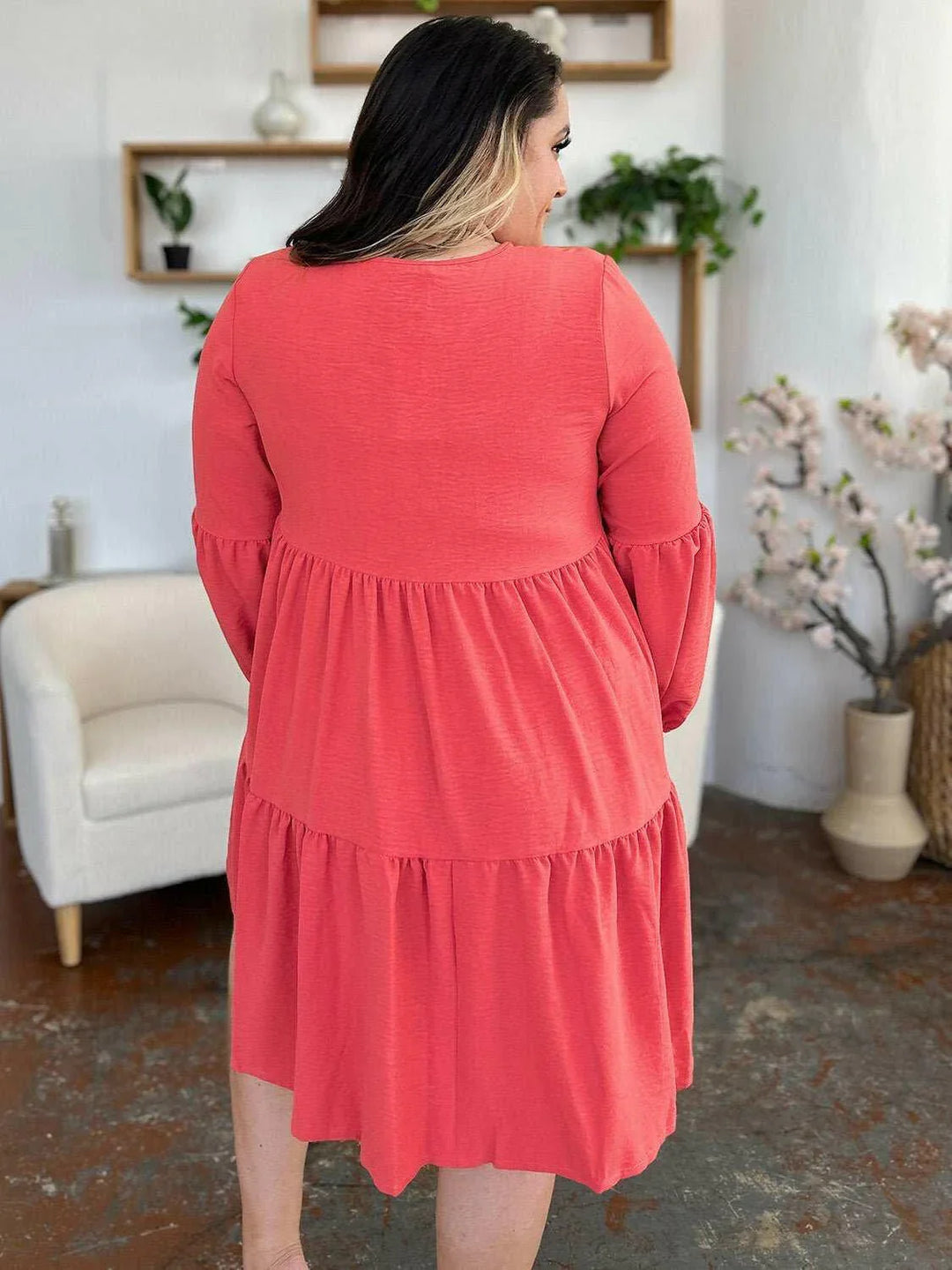Effortless Elegance Tiered DressExclusivity statementDiscover the unmatched charm of the Effortless Elegance Tiered Dress, a chic mini dress designed exclusively for those who appreciate refined stMini DressesEffortless Elegance Tiered Dress