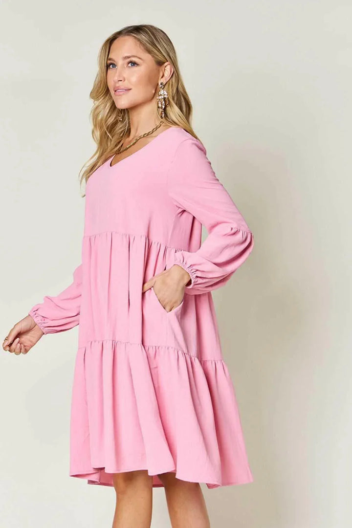 Effortless Elegance Tiered DressExclusivity statementDiscover the unmatched charm of the Effortless Elegance Tiered Dress, a chic mini dress designed exclusively for those who appreciate refined stMini DressesEffortless Elegance Tiered Dress
