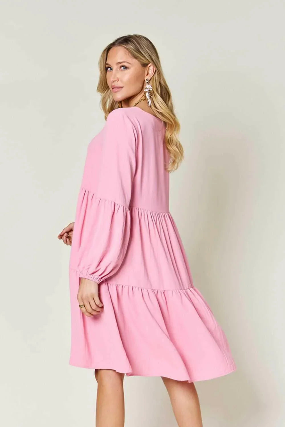Effortless Elegance Tiered DressExclusivity statementDiscover the unmatched charm of the Effortless Elegance Tiered Dress, a chic mini dress designed exclusively for those who appreciate refined stMini DressesEffortless Elegance Tiered Dress