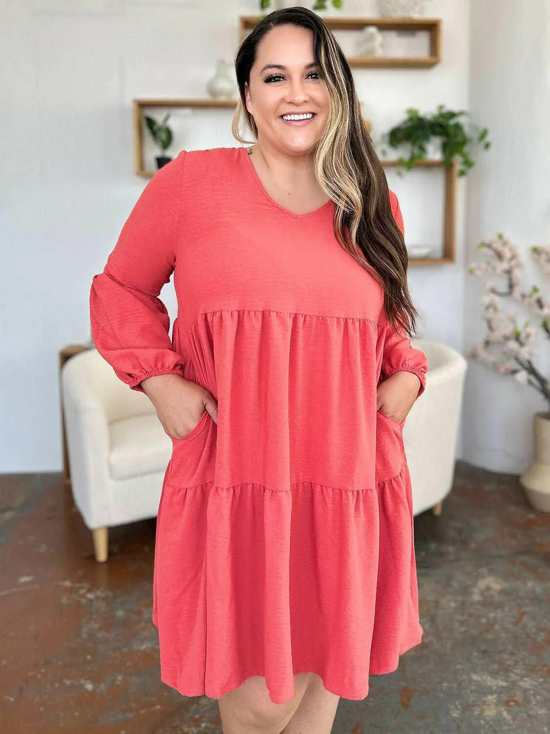Effortless Elegance Tiered DressExclusivity statementDiscover the unmatched charm of the Effortless Elegance Tiered Dress, a chic mini dress designed exclusively for those who appreciate refined stMini DressesEffortless Elegance Tiered Dress