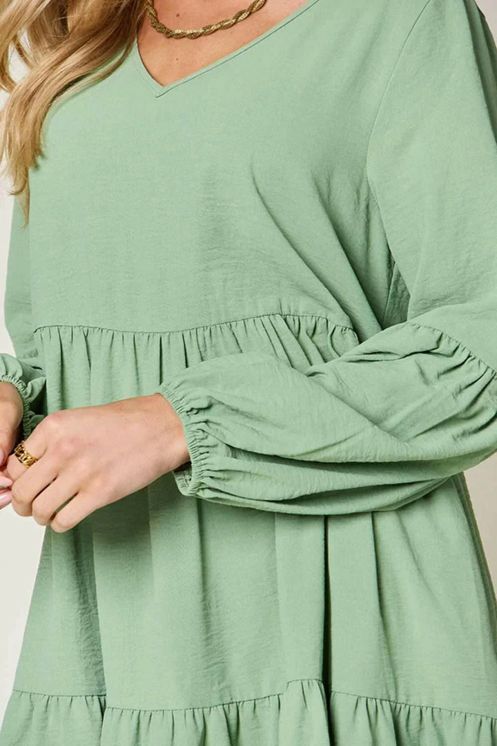 Effortless Elegance Tiered DressExclusivity statementDiscover the unmatched charm of the Effortless Elegance Tiered Dress, a chic mini dress designed exclusively for those who appreciate refined stMini DressesEffortless Elegance Tiered Dress