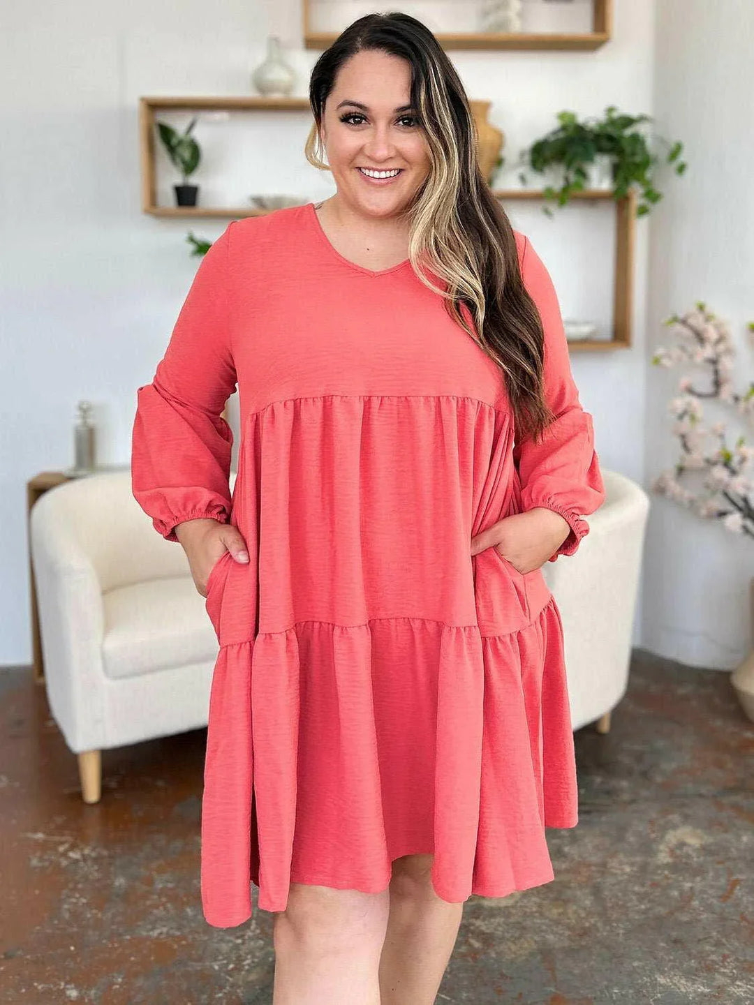 Effortless Elegance Tiered DressExclusivity statementDiscover the unmatched charm of the Effortless Elegance Tiered Dress, a chic mini dress designed exclusively for those who appreciate refined stMini DressesEffortless Elegance Tiered Dress