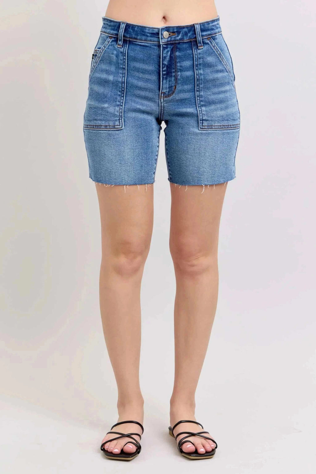 Judy Blue Mid-Rise Bermuda