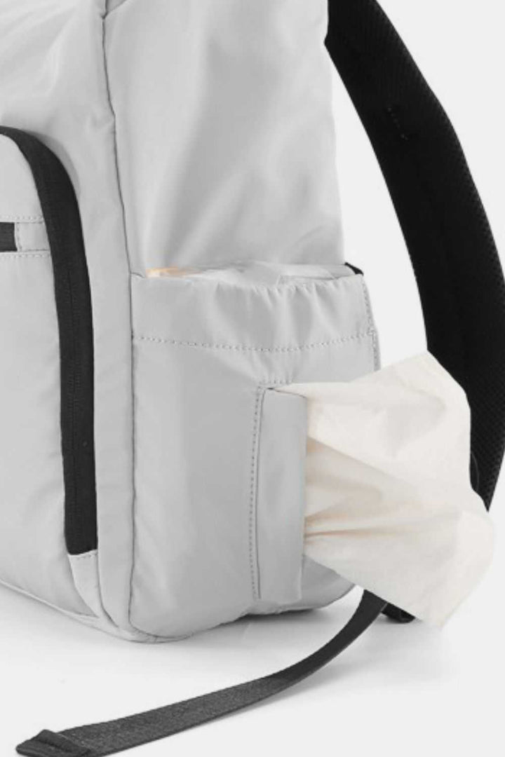 Himawari Nylon Waterproof Backpack BagThis nylon waterproof backpack is the perfect blend of style and functionality. Crafted from durable, water-resistant material, it ensures your belongings stay dry eBackpackHimawari Nylon Waterproof Backpack