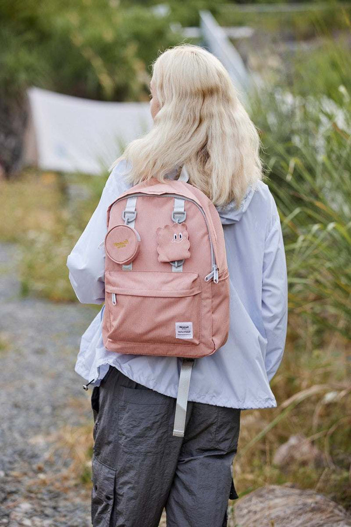 Himawari Waterproof Canvas Backpack Bag with Removable Coin PurseThis waterproof canvas backpack bag with a detachable coin purse is both practical and stylish. Whether it is daily use or travel, it can provide you with conveniencBackpackHimawari Waterproof Canvas Backpack