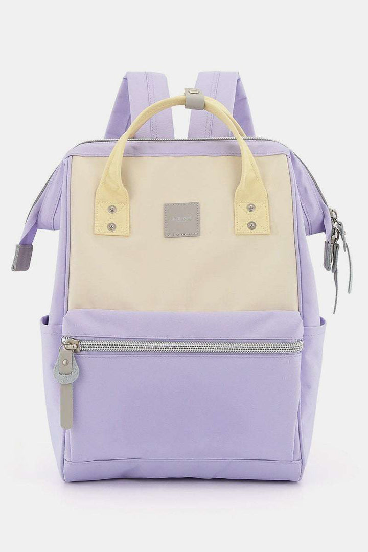 Himawari Water Resistant Canvas Backpack Bag with Side PocketsThis water-resistant canvas backpack bag is perfect for any adventure. With durable canvas material and convenient side pockets, it's the ideal choice for keeping yoBackpackWater Resistant Canvas Backpack