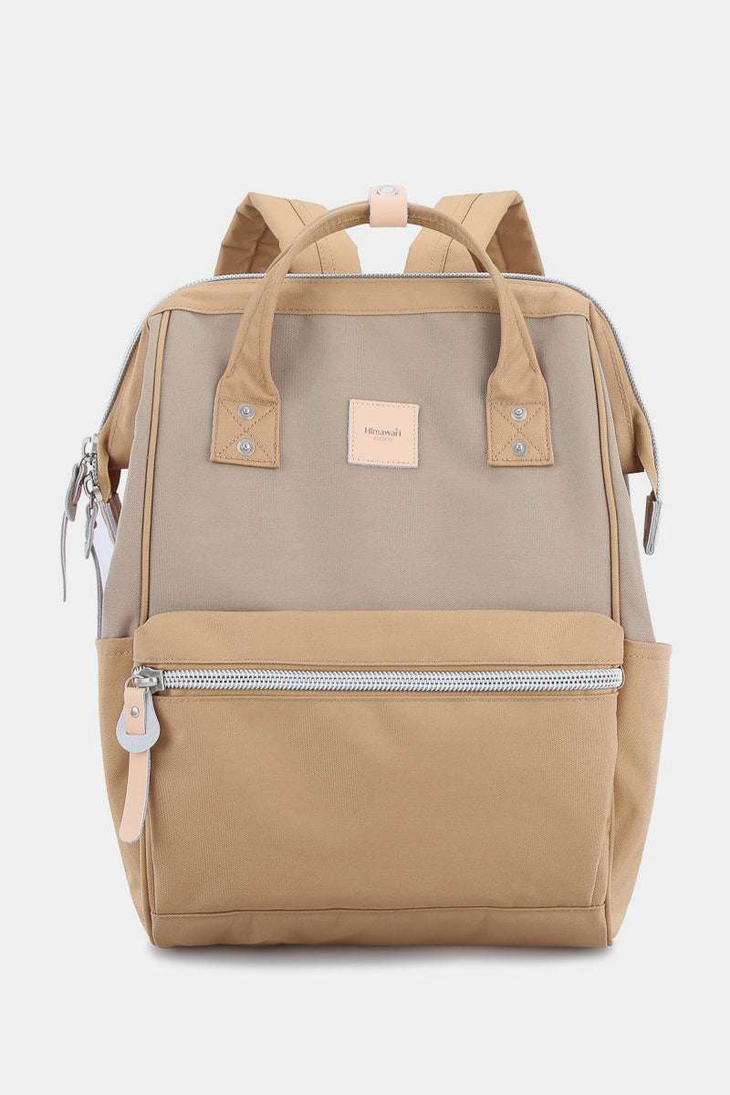 Himawari Water Resistant Canvas Backpack Bag with Side PocketsThis water-resistant canvas backpack bag is perfect for any adventure. With durable canvas material and convenient side pockets, it's the ideal choice for keeping yoBackpackWater Resistant Canvas Backpack