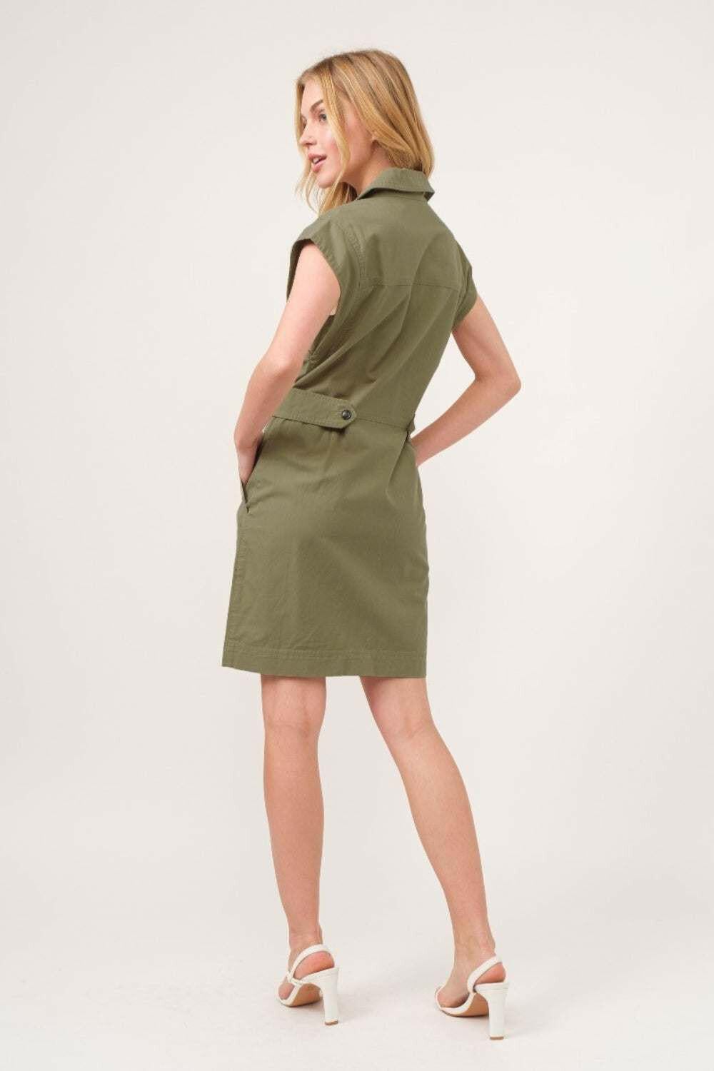 Command the Wild Button-Down DressThe Command the Wild Button-Down Dress is a classic and versatile piece for any wardrobe. With its simple yet stylish design, this dress can be dressed up or down foMini DressesCommand the Wild Button-Down Dress