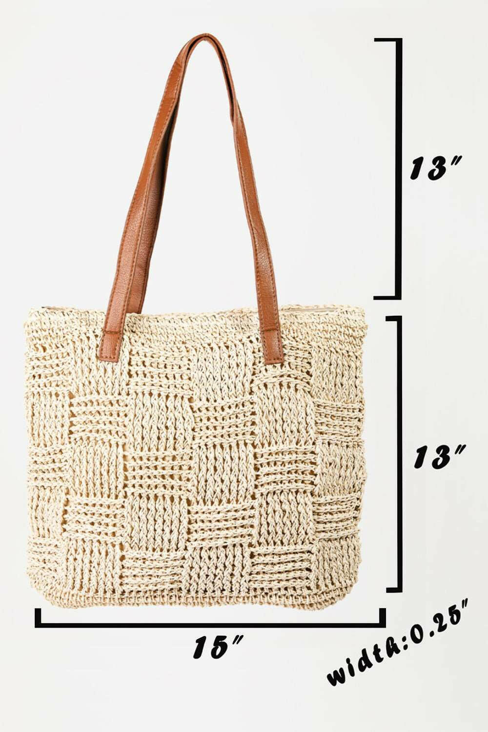 Braided Tote BagThis versatile tote bag features a stylish braided faux leather strap that adds texture and flair to the classic design. Made from top-quality materials, this durablTote BagsBraided Tote Bag