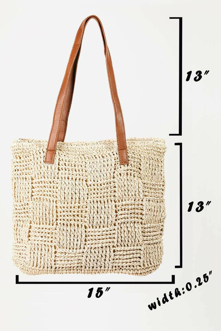 Braided Tote BagThis versatile tote bag features a stylish braided faux leather strap that adds texture and flair to the classic design. Made from top-quality materials, this durablTote BagsBraided Tote Bag