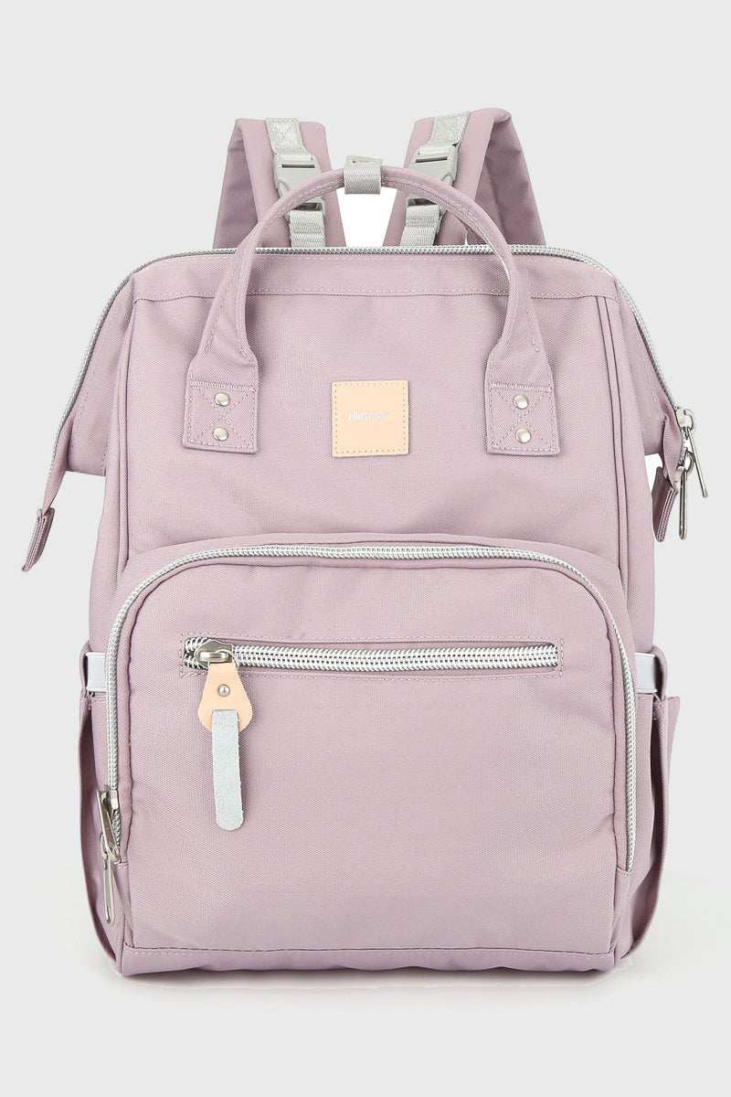Himawari Waterproof Canvas Backpack Bag with Side PocketsThis waterproof canvas backpack features side pockets for convenient storage of small items. Its sleek and practical design makes it a perfect choice for everyday usBackpackHimawari Waterproof Canvas Backpack