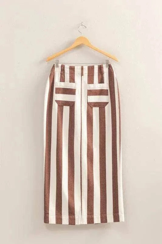 Vertical Stripe Pocket