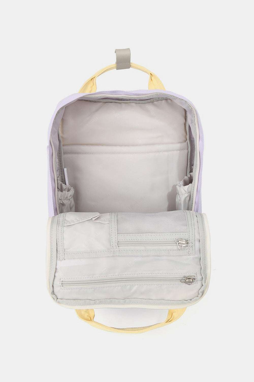 Himawari Contrast Water and Scratch-Resistant Nylon Backpack BagThe Contrast Water and Scratch-Resistant Nylon Backpack Bag is a versatile and durable option for daily use. The water-resistant nylon material keeps your belongingsBackpackContrast Water and Scratch-Resistant Nylon Backpack Bag